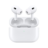 Apple AirPods Pro (2nd generation) with MagSafe Charging Case (USB‑C) In-ear Bluetooth Handsfree Ακουστικά με Αντοχή στον Ιδρώτα και Θήκη Φόρτισης Λευκά