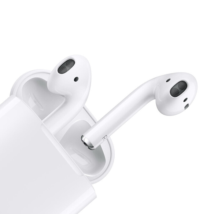Apple AirPods (2nd generation) Earbud Bluetooth Handsfree Ακουστικά με Θήκη Φόρτισης Λευκά