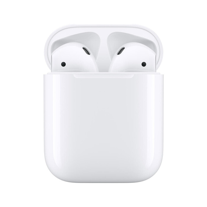Apple AirPods (2nd generation) Earbud Bluetooth Handsfree Ακουστικά με Θήκη Φόρτισης Λευκά