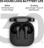 QCY T13 In-ear Bluetooth Handsfree Ακουστικά με Αντοχή στον Ιδρώτα και Θήκη Φόρτισης