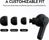 QCY T13 In-ear Bluetooth Handsfree Ακουστικά με Αντοχή στον Ιδρώτα και Θήκη Φόρτισης