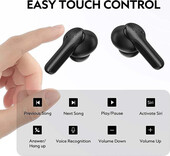 QCY T13 In-ear Bluetooth Handsfree Ακουστικά με Αντοχή στον Ιδρώτα και Θήκη Φόρτισης
